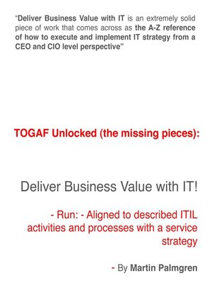 cover image of TOGAF Unlocked (The Missing Pieces)